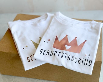 birthday shirt child | 3 | 4 | 5 | birthday crown | Birthday shirt child | 100% cotton | customizable | birthday present child