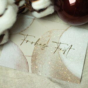 Postkarte "Frohes Fest" | Weihnachten | Karte | Weihnachtspost | Frohe Weihnachte | Weihnachtskarte Modern | Geschenkidee Weihnachten