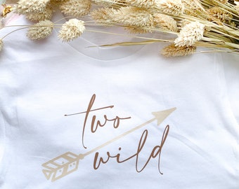 Two wild! - Geburtstagsshirt | Zweiter Geburtstag | Geburtstags Shirt Kind | 100% Baumwolle | personalisierbar | Geburtstags Shirt 2 Jahre