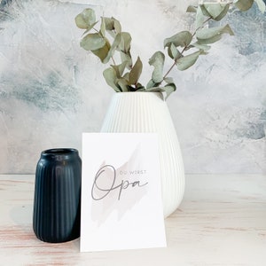 Postkarte "Du wirst Opa" | Postkarte zur Schwangerschaftsverkündung | Großeltern | Schwangerschaft verkünden | Gender Reveal | Mom to be