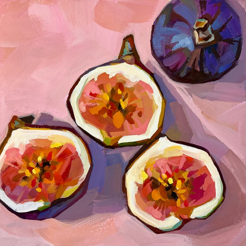 Figs Painting Figs Art Print Art for Home Gallery Wall Etsy