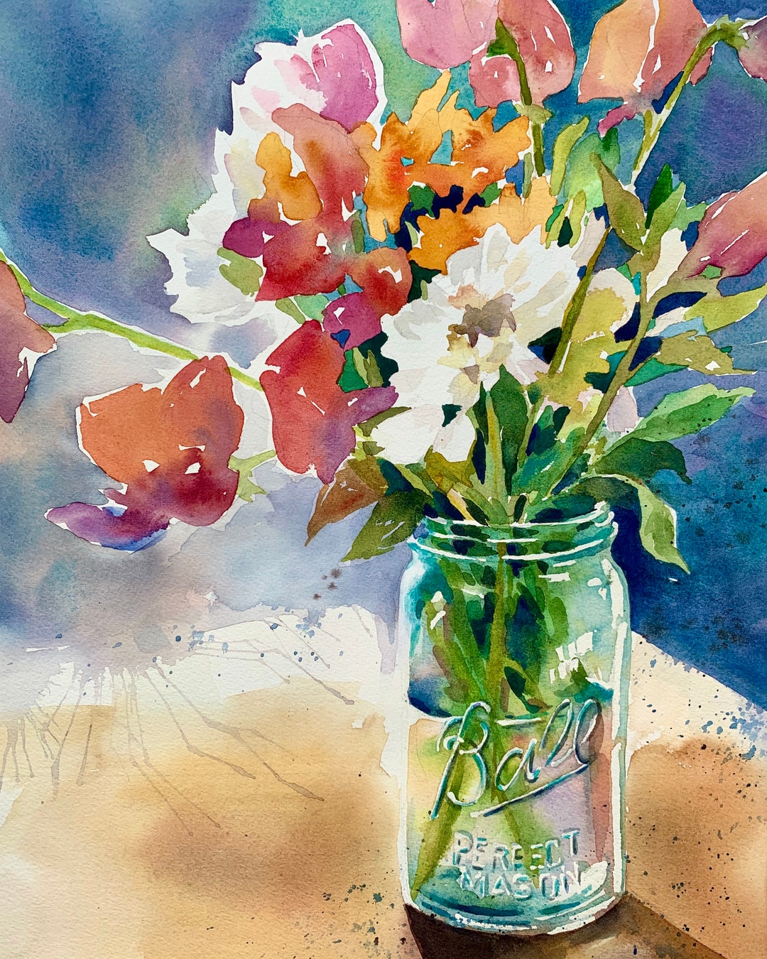 本33／Painting Fresh Florals in Watercolor Painting Fresh Florals in Watercolor: Pech, Arleta