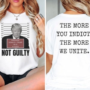 Trump Wanted for President PNG, FREE TRUMP, Not Guilty, Trump Sublimation Trump 2024, the more you indite, Digital Download Donald Clipart