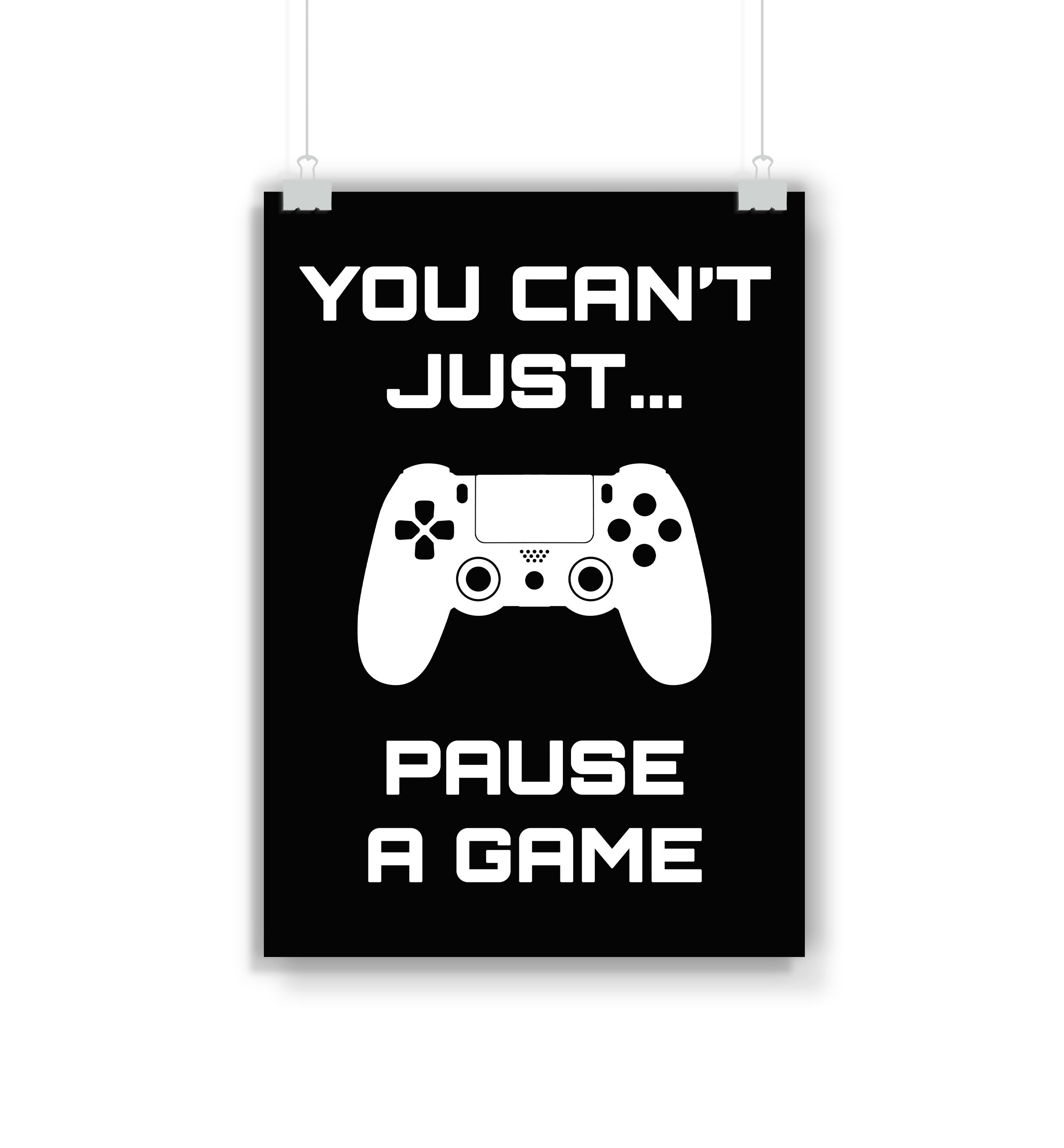 Gaming Print Gaming Poster Playstation 4 PS4 Controller | Etsy UK