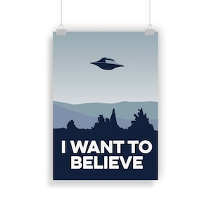 I Want To Believe - The X-Files - Print - Poster