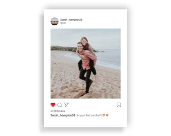 Personalised Instagram social media app - Print - Poster