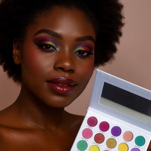 Eyeshadow Colorful Eye Makeup Palette, Glitter and Simple Eye Shades Palette Gift for Women