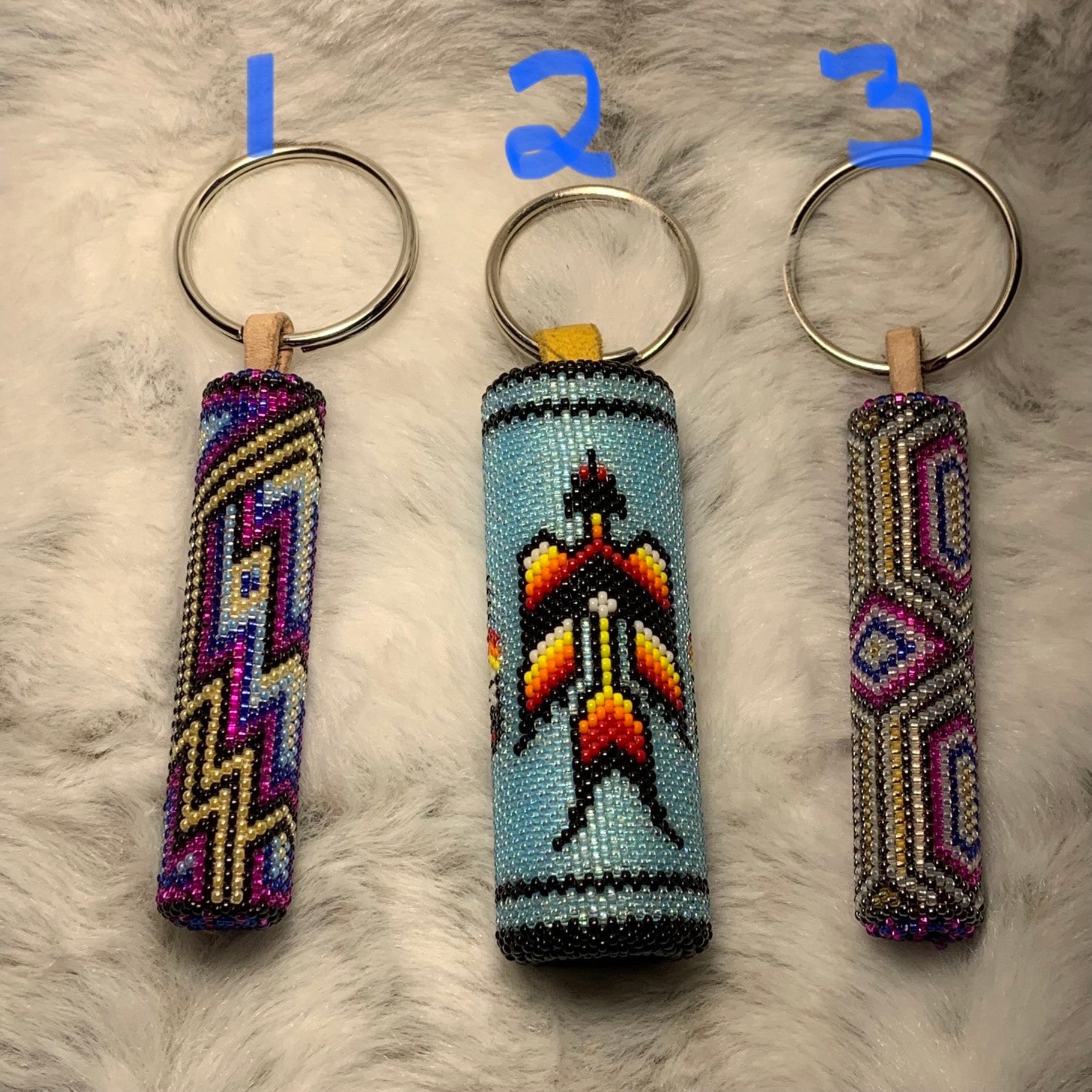 Peyote stitch keychain sale