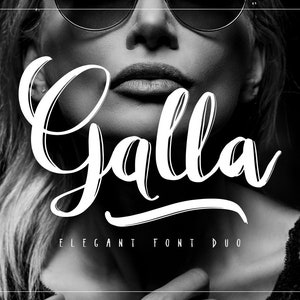 Galla Script Font Duo