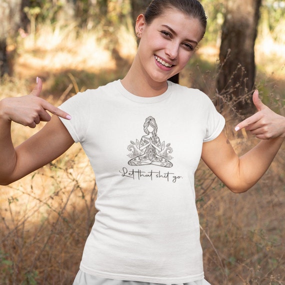 Yoga girl deals t shirt