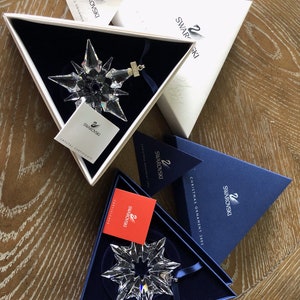 Swarovski crystal ornaments