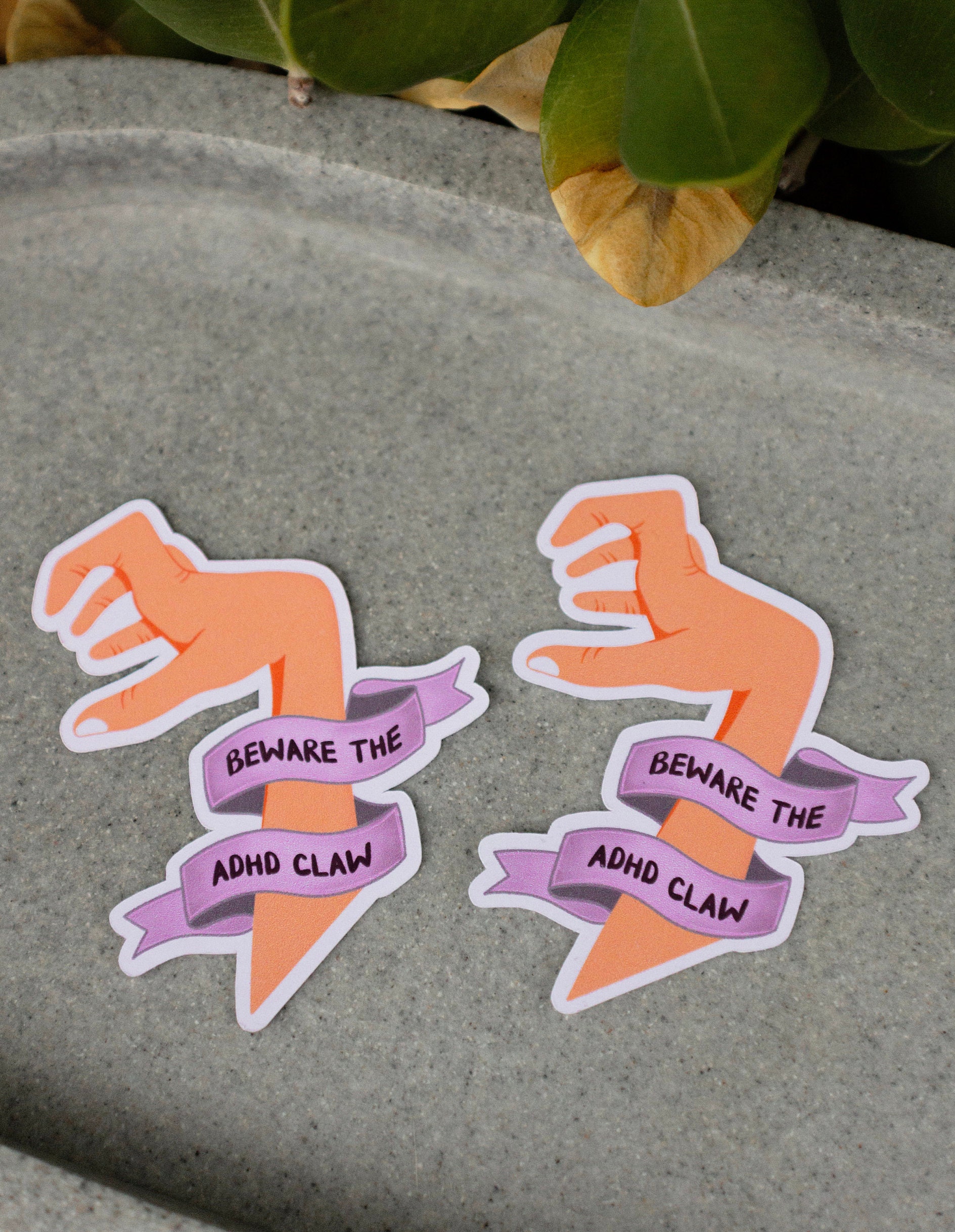 Funny ADHD & Autism Sticker, ADHD Gift, Mental Health Quote, Funny ...