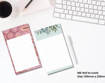 To Do Lists / Multi-coloured or Native Design / DL Tearable Notepad / Organiser Pad / Daily Planner / Office Notepad / Home Office