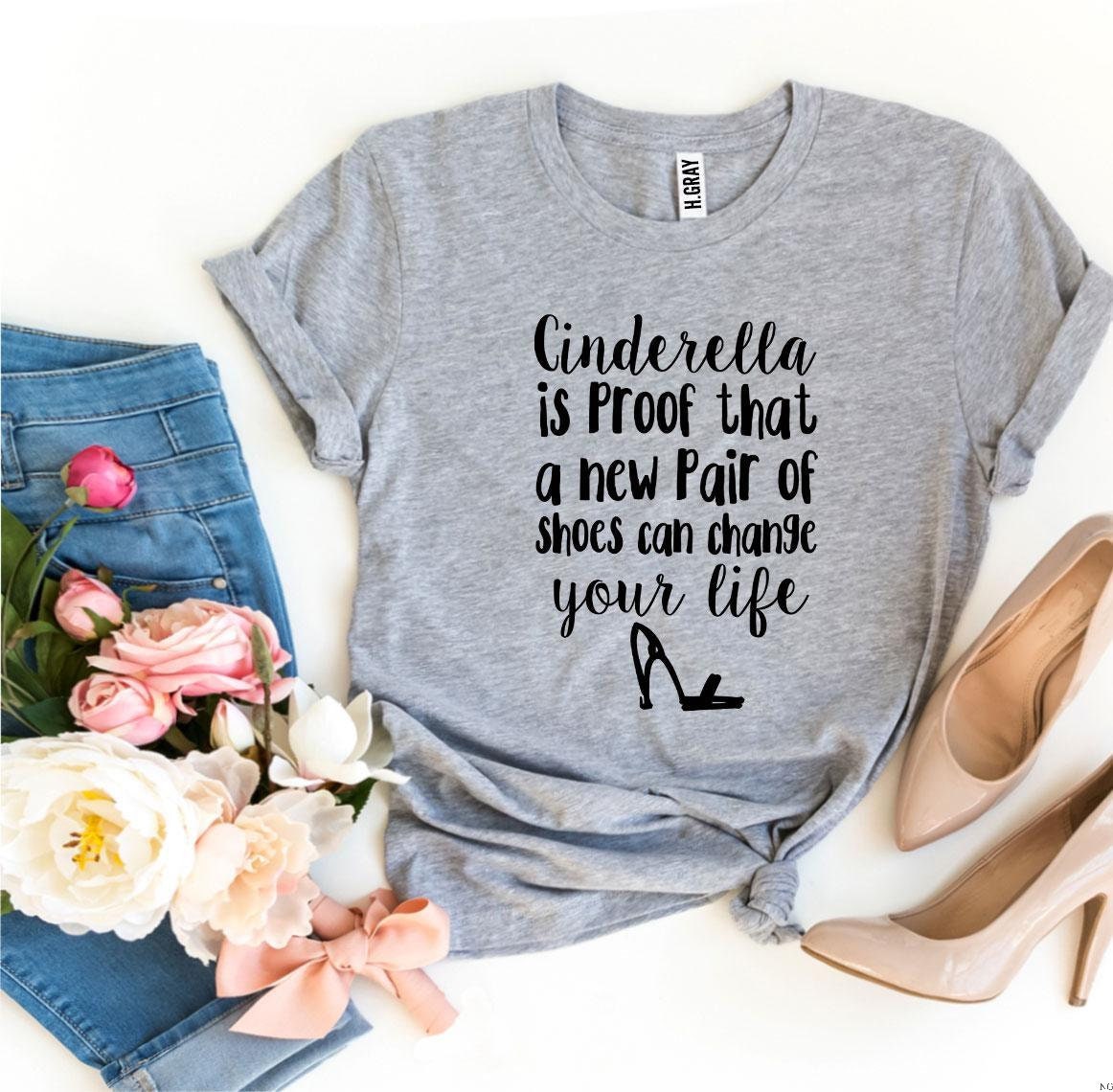 Cinderella Shoe Etsy - Shirt