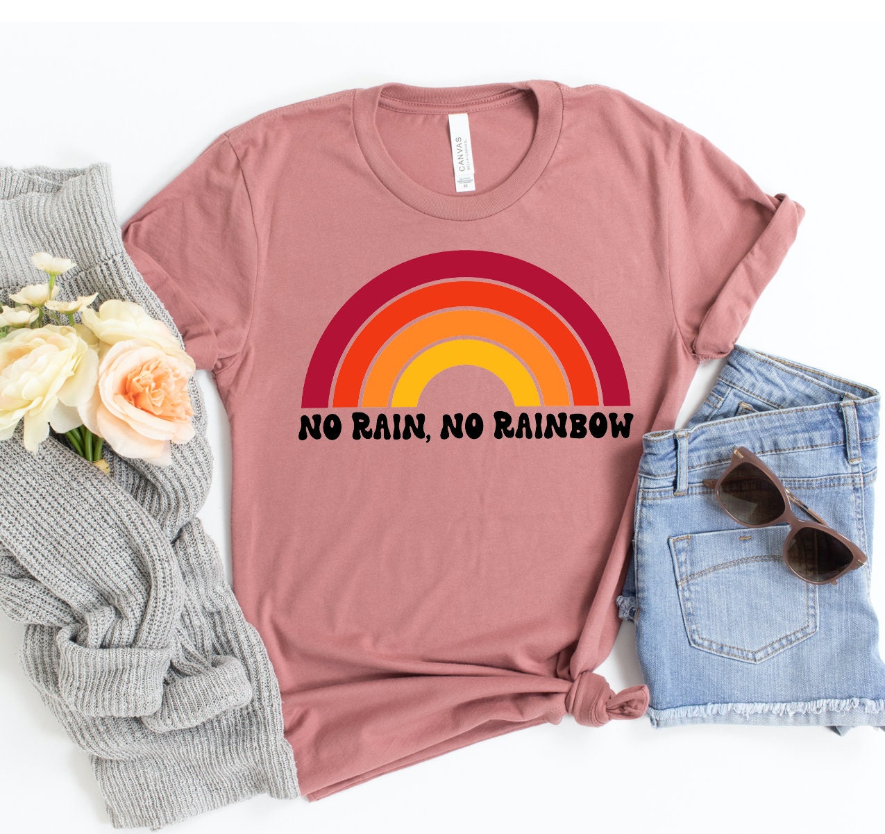 No Rain No Rainbows - Etsy