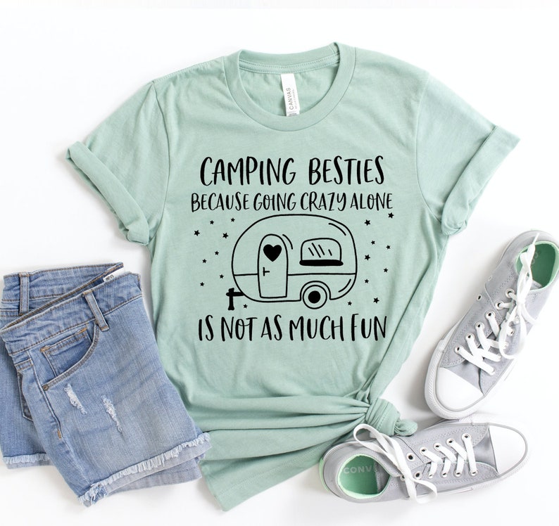 Camping Besties Funny Camping Shirt for Family Camping Etsy