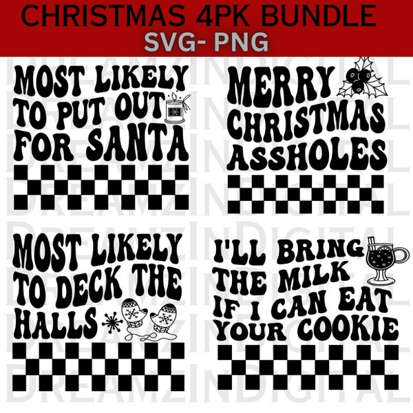 Retro Christmas Bundle, Rude Christmas SVG, Funny Christmas svg, Sassy svg, Retro Christmas svg, Swear svg, Sarcastic svg, Adult svg