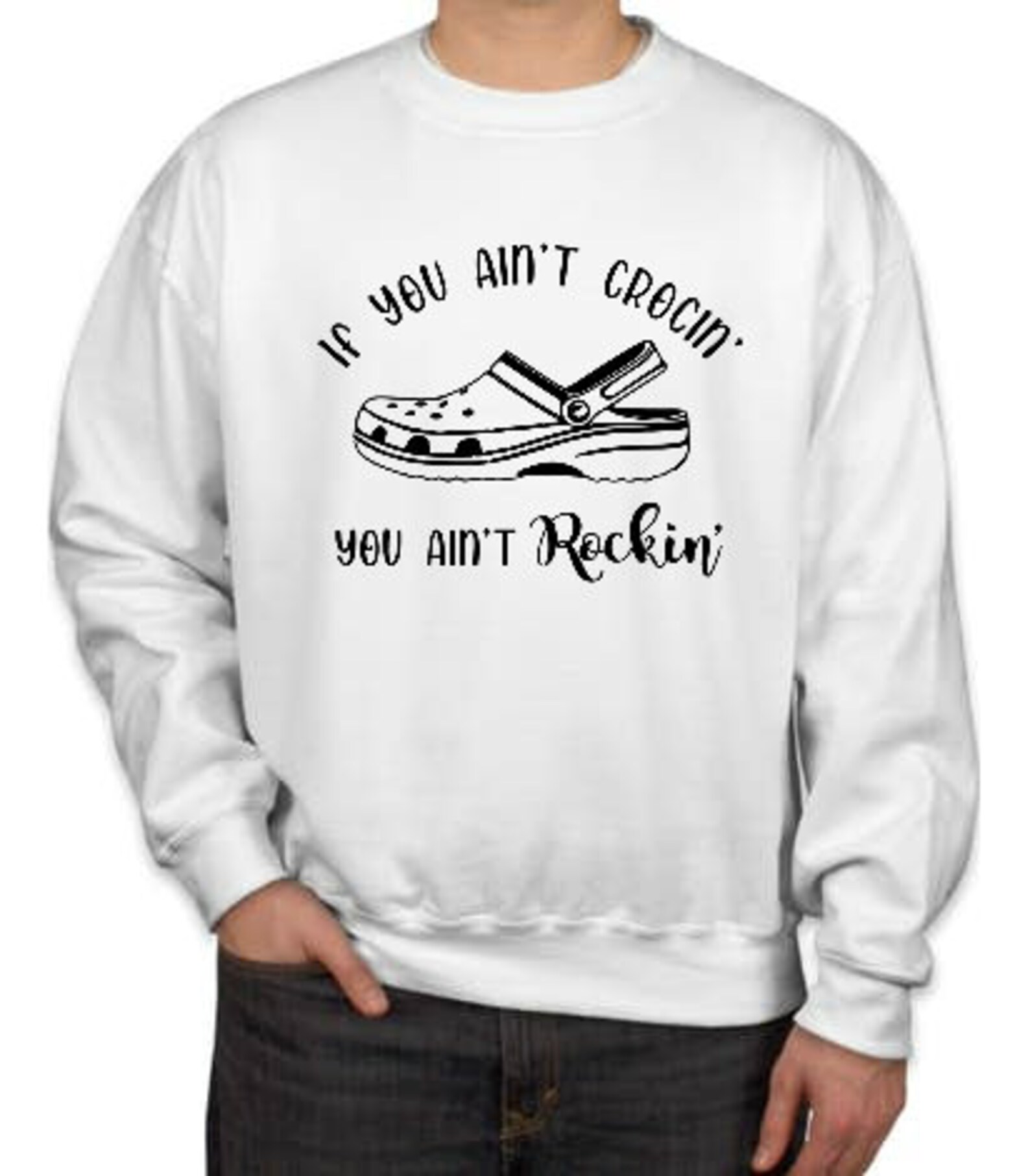 If You Aint Crocin You Aint Rockin SVG Croc SVG Croc Sandals - Etsy