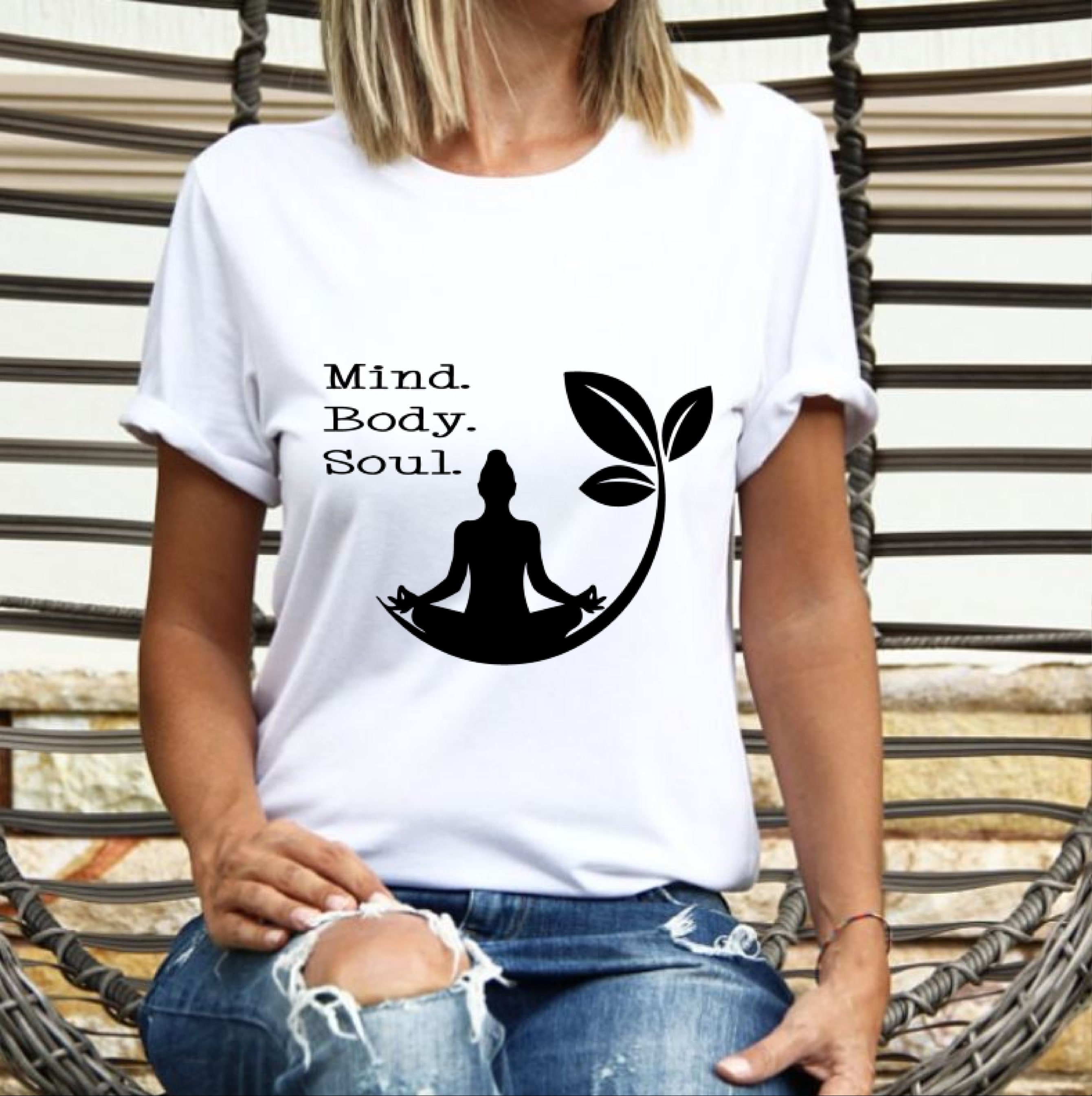 Yoga saying hotsell shirts