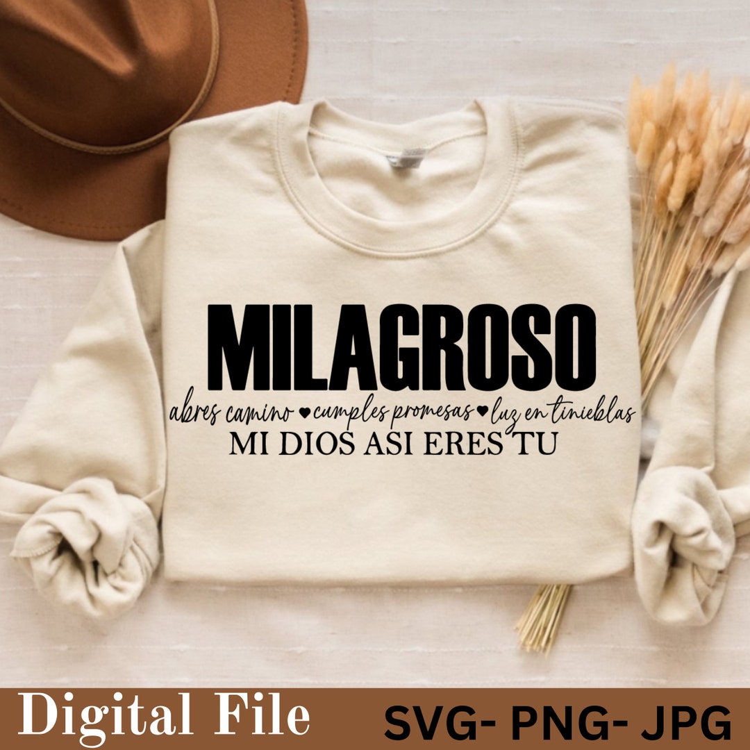 Milagroso Abres Camino SVG File, Cumples Promesas SVG, , Luz En ...