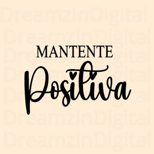 Spanish Mental Health SVG,  Mental Heath File, Spanish Quotes, Spanish Shirt svg, Positiva svg, png, Cut Files, Cut files for Cricut