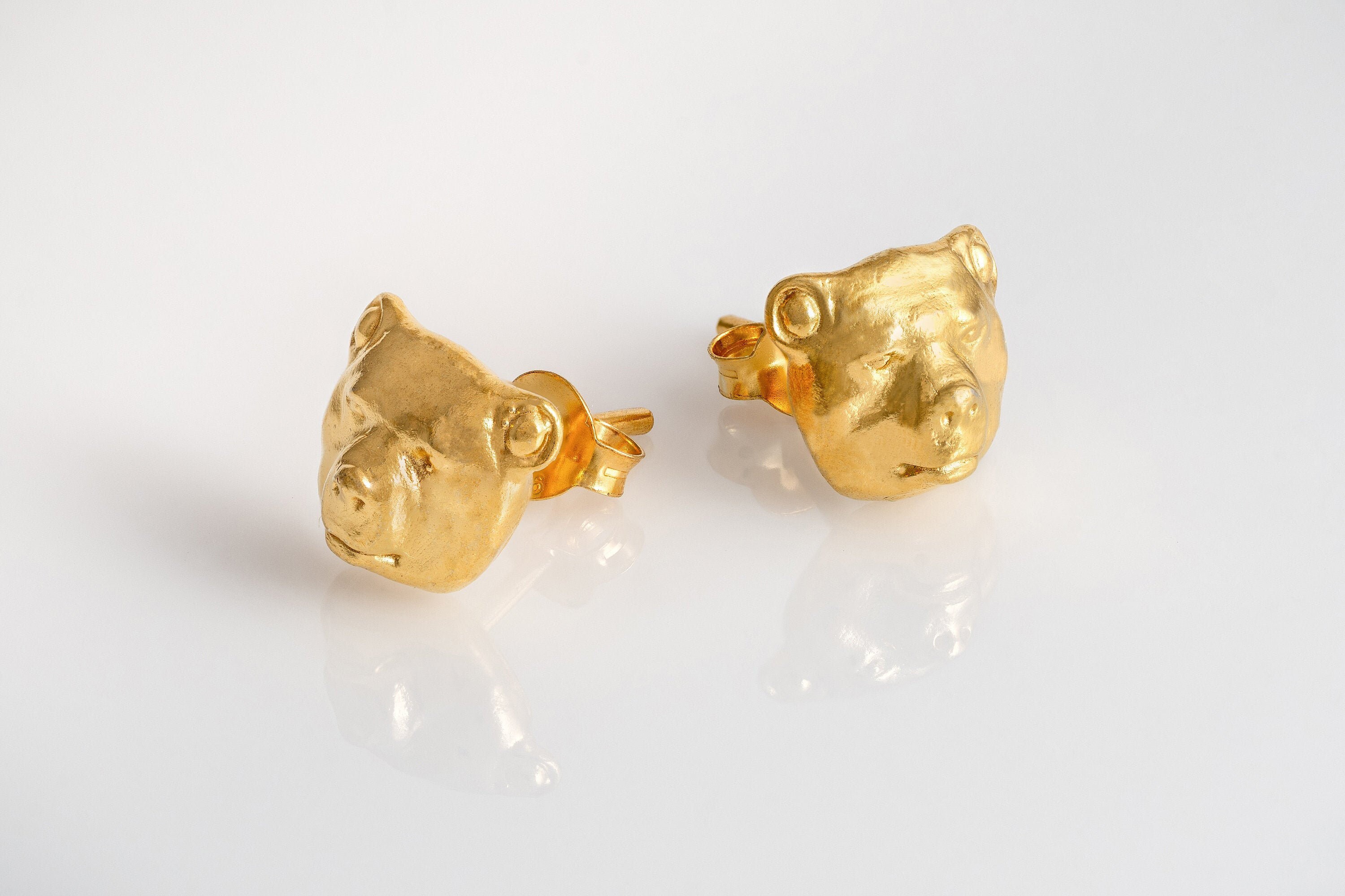 Animal Stud Earrings made with Sterling Silver 925 handmade Etsy