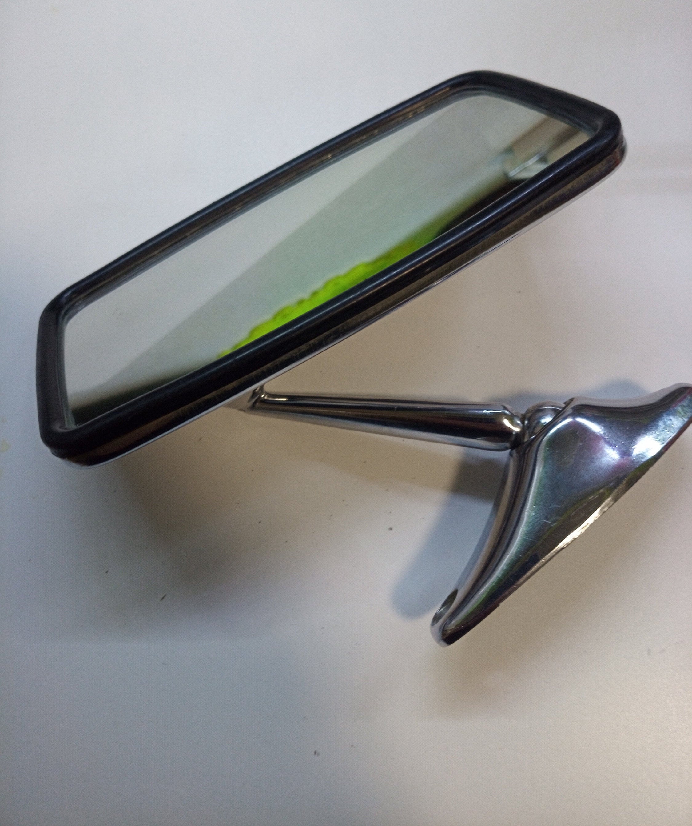 Rare chrome car mirror. Vintage car rear view mirror. made in Etsy