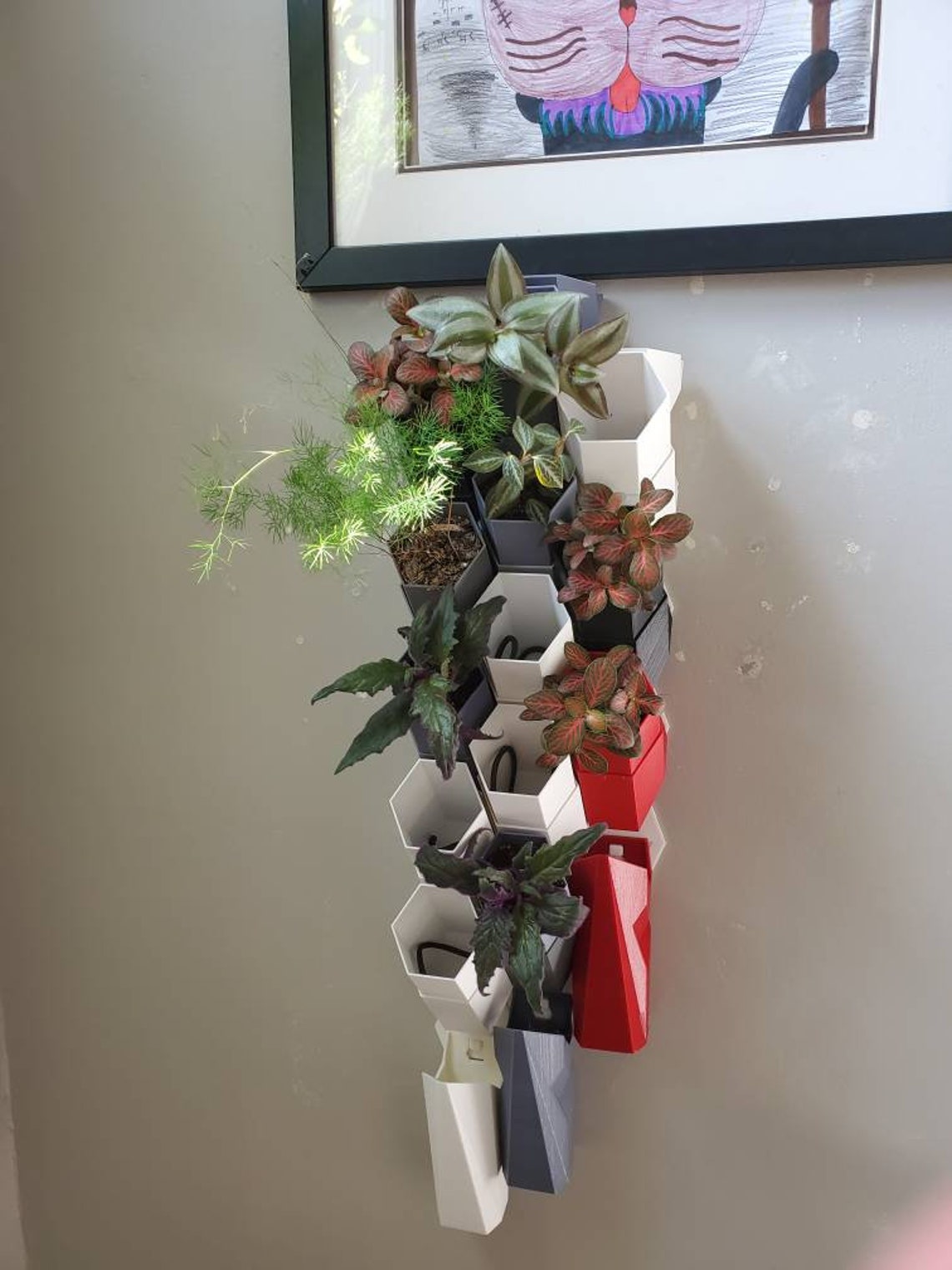 Wall Planter Modular & Self Watering System Etsy