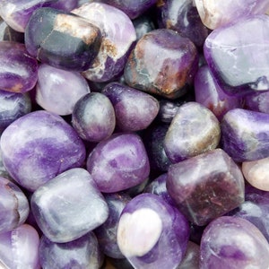 100pc BULK Amethyst Tumbled Unique Gift, Housewarming Gift, Healing Crystals and Stones, Jewelry Stone image 4