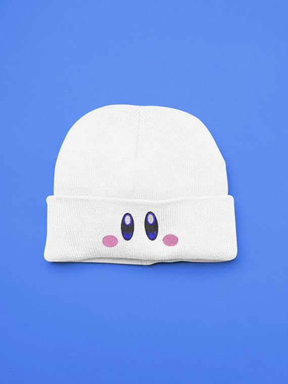 8-bit Blue Eyes Beanie - Etsy