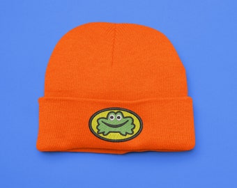 8-Bit Believe Frog Beanie