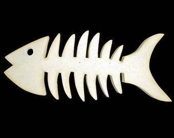 plastic fish skeleton toy