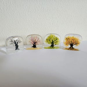Fused Glass Tree Keepsake, Seasonal Decor, Inspirational Gift