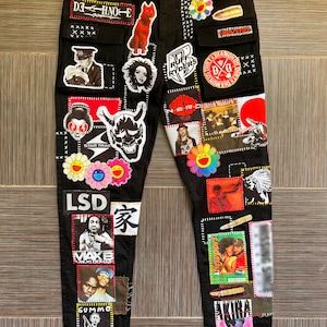 Righteous P crust Jeans Handmade Patchwork custom