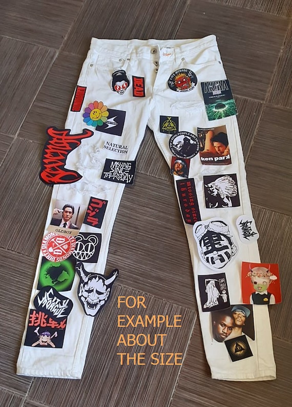 Custom Handmade 23 Patches for Jeans 