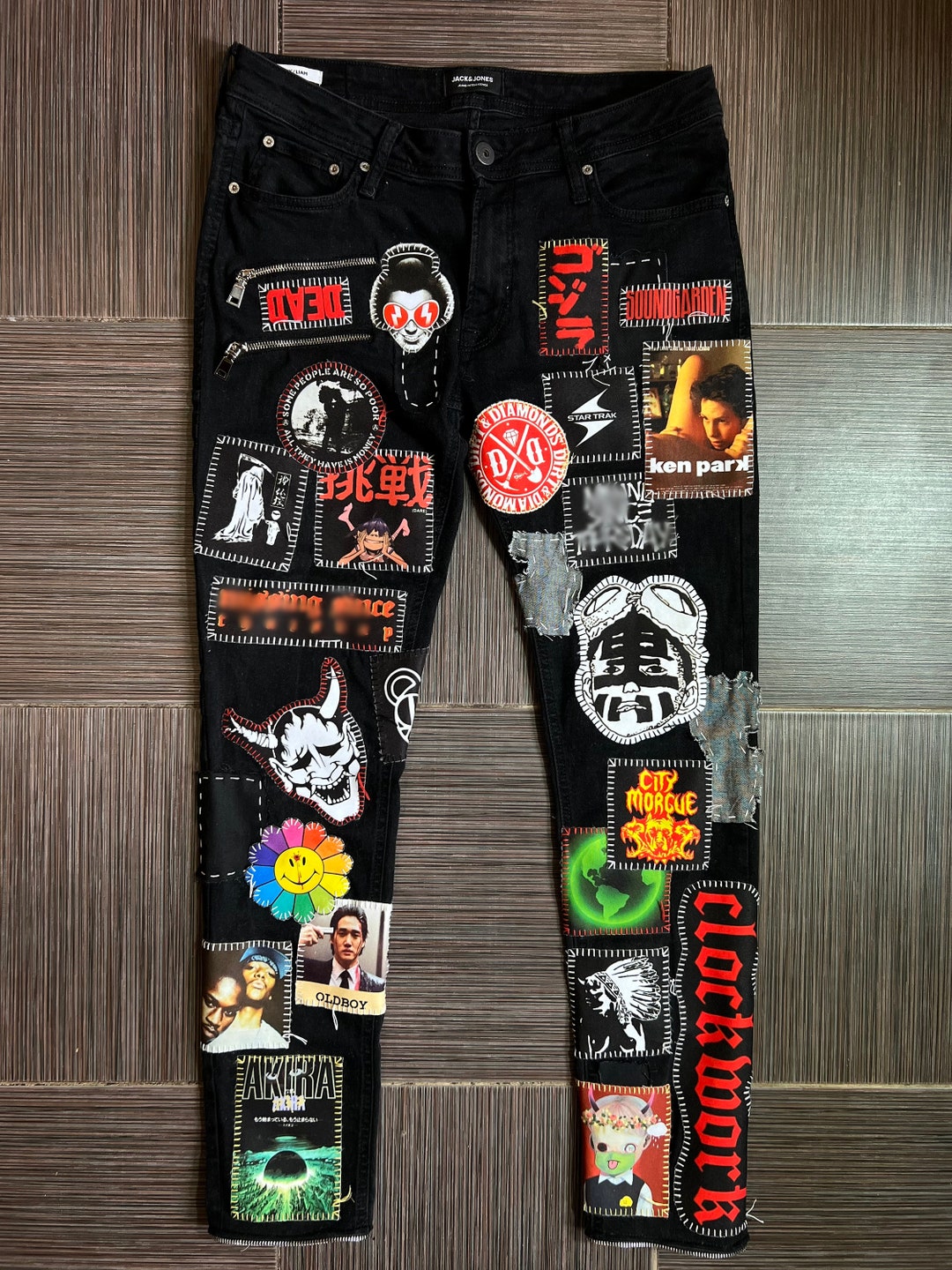 Zillakami Pants Missing Brutal Edition Since Handmade Jeans - Etsy