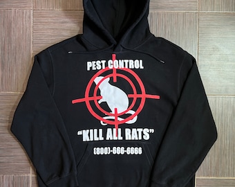 personalized City Morgue Pest control hoodie  kill all rats