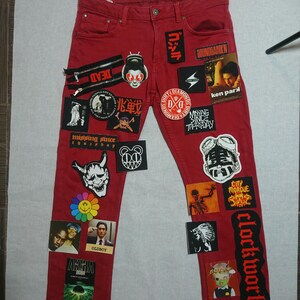 Righteous P crust Jeans red color
Missing Since Thursday Pants
Mst pants
Olive Crust Pants
Jeans With Punk Patches
Missing Since Thursday
Skinny Fit Crust Pants
Custom
Black Jeans With Patches
Jeans with cargo pockets