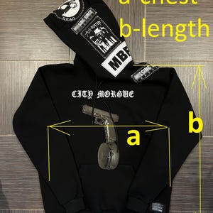 personalizzazione completa: Felpa con cappuccio city morgue lot936 immagine 7