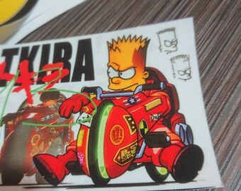 AKIRAパロディBARTKIRAパッチセットDTGお好みの縫製用 - Etsy 日本