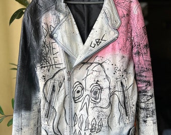 Lil peep custom best sale jacket