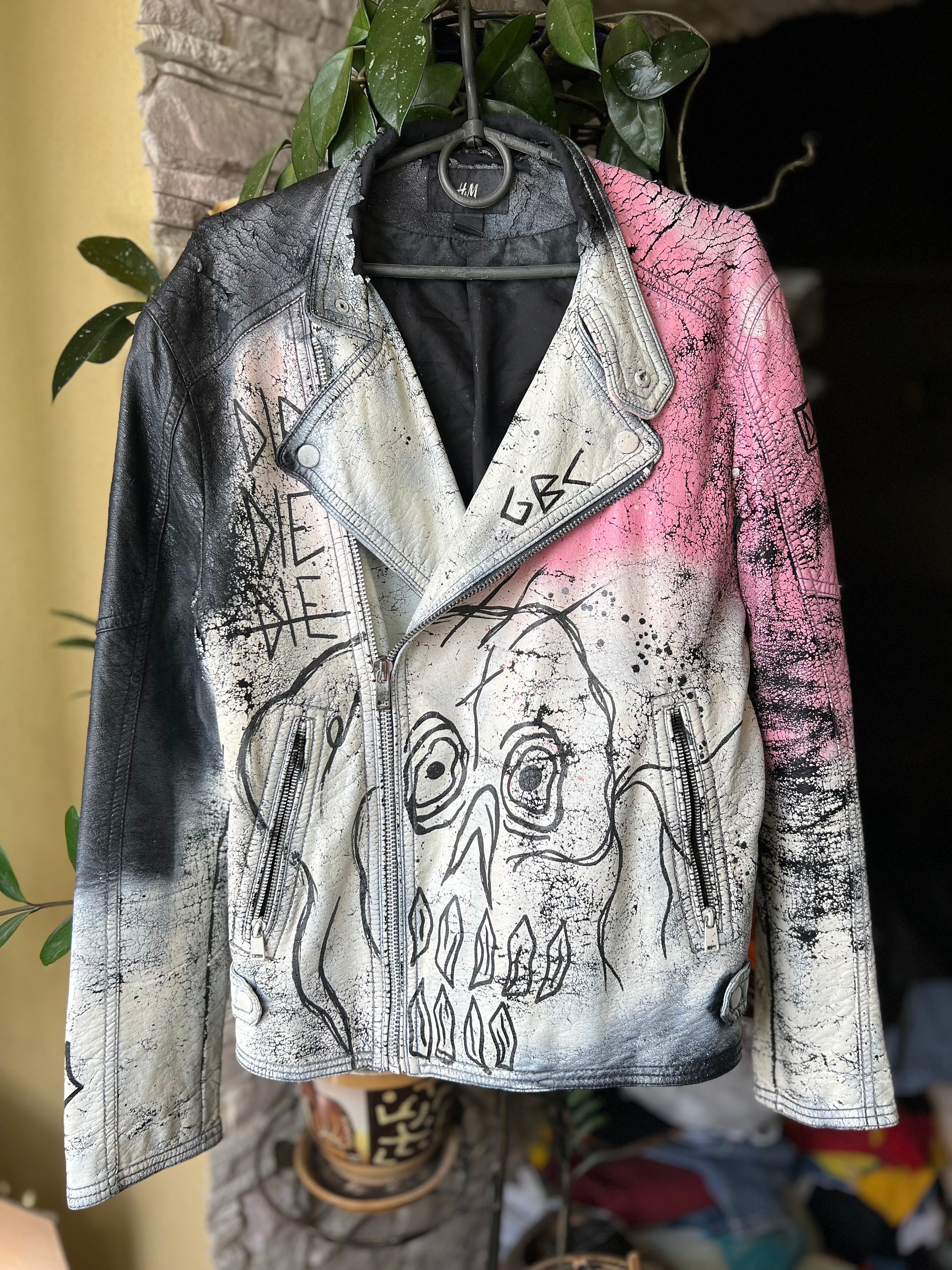 Lil Peep Custom Jacket Hand Painted Etsy
