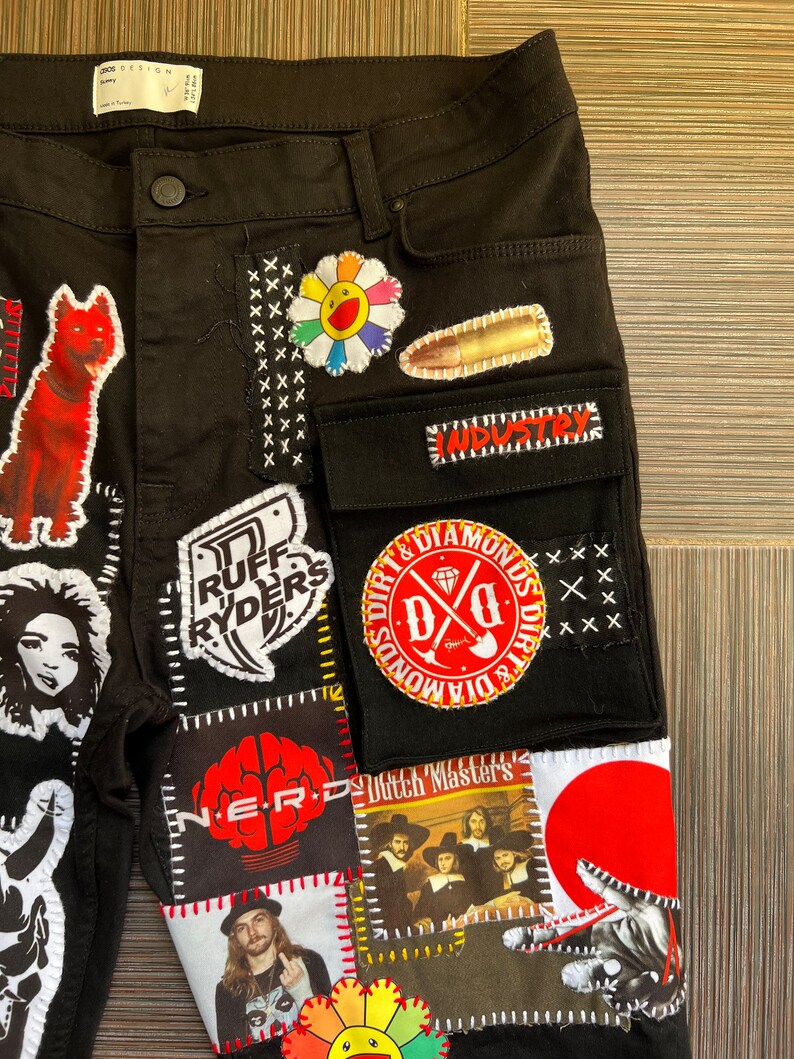 Righteous P crust Jeans
Missing Since Thursday Pants
Mst pants
Olive Crust Pants
Jeans With Punk Patches
Missing Since Thursday
Skinny Fit Crust Pants
Custom
Black Jeans With Patches
Jeans with cargo pockets
