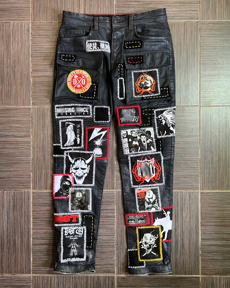 Black tar denim
Missing Since Thursday Pants
Mst pants
Olive Crust Pants
Jeans With Punk Patches
Missing Since Thursday
Skinny Fit Crust Pants
Custom
Black Jeans With Patches
Jeans with cargo pockets