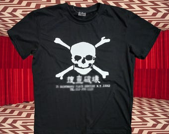 skull T-shirt for jocks oversize