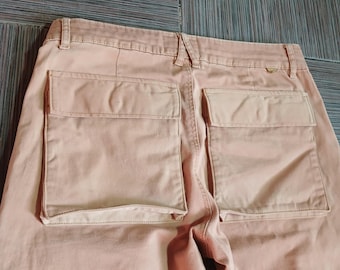 personalized tan Sosmula Pants cargo front back pockets