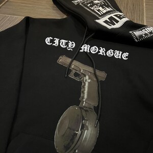 personalizzazione completa: Felpa con cappuccio city morgue lot936 immagine 3
