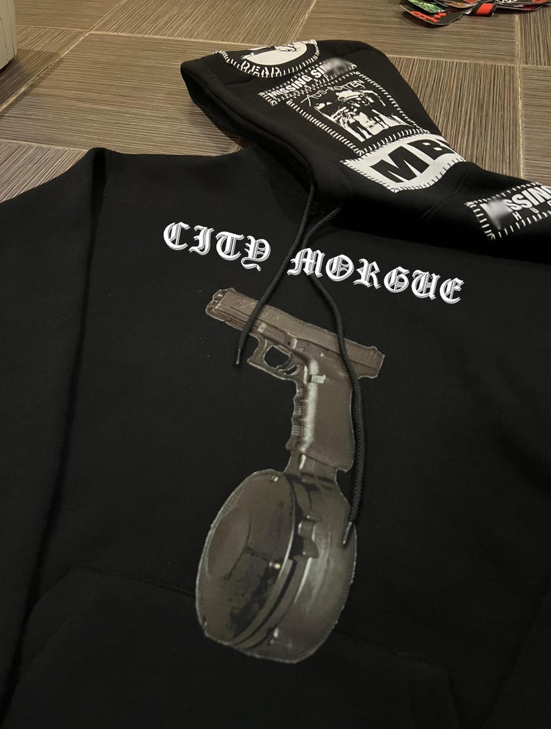 personalizzazione completa: Felpa con cappuccio city morgue lot936 immagine 3