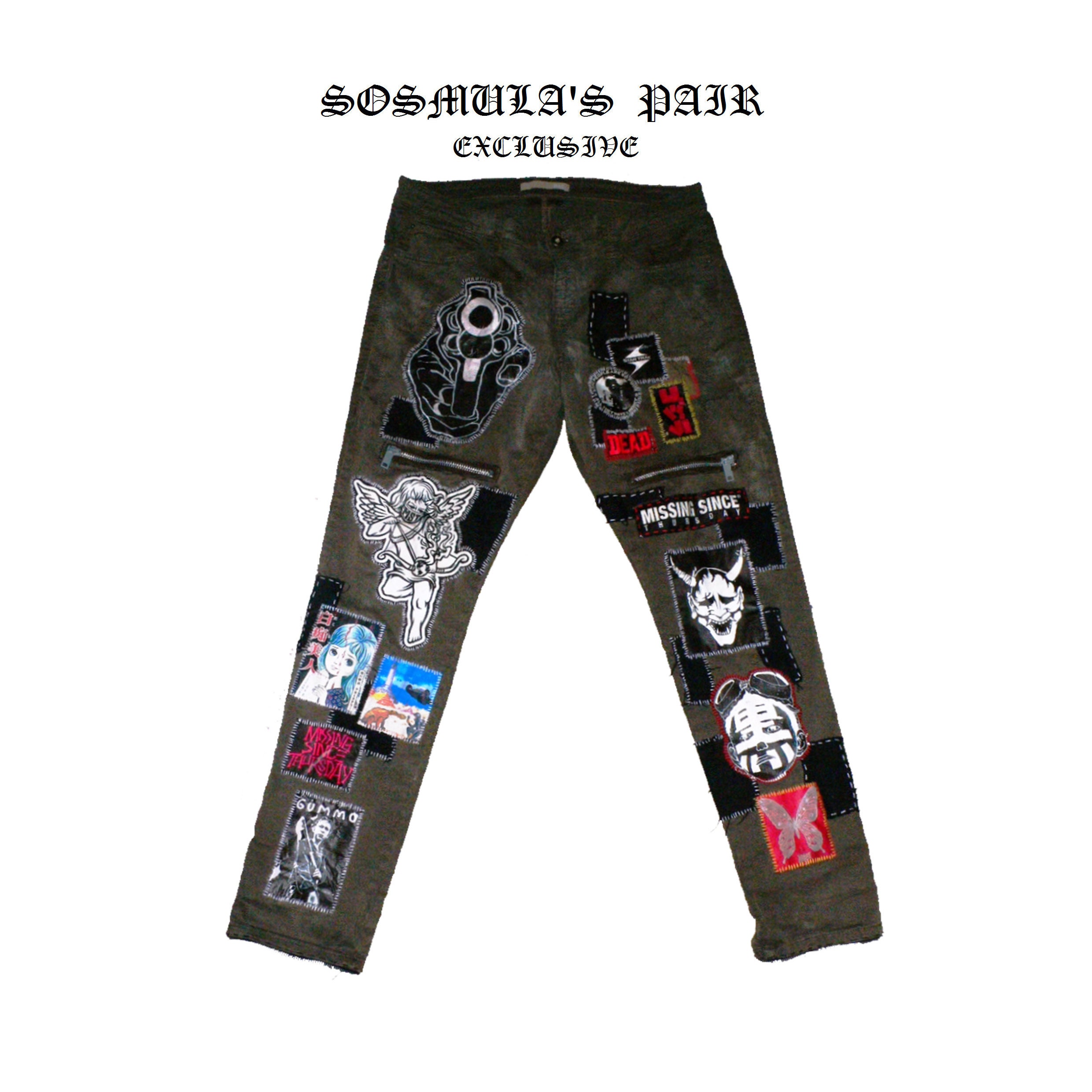 【FILL IN THE BLANK】 Work Jeans Bag / 追跡付 BX052_DM8080?$crop1254$