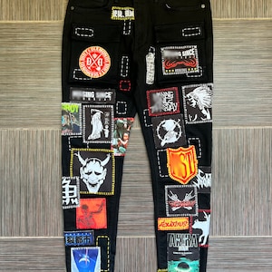 custom Cargo bosozoku Missing Since Wednesday Zillakami Sosmula Pants front pockets